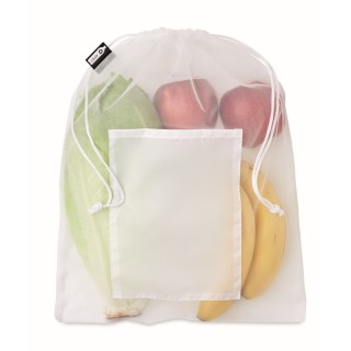 Bolsa personalizada rejilla reutilizable para frutas y verduras